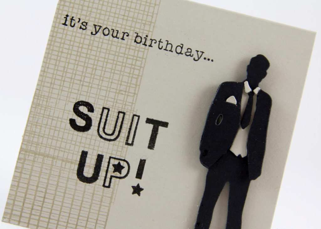 Suit-Up! 'How I Met Your Mother'-Inspired Birthday card by Taheerah Atchia