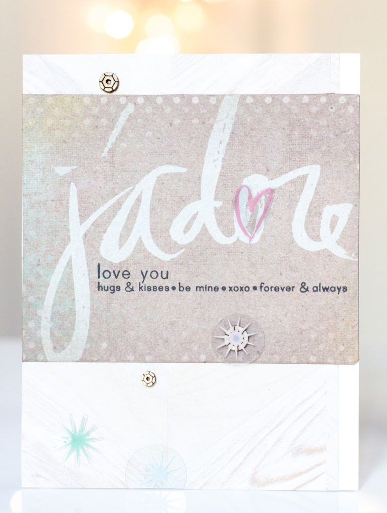 J'adore Card by Taheerah Atchia