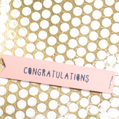 Punchinella Congratulations Card by Taheerah Atchia