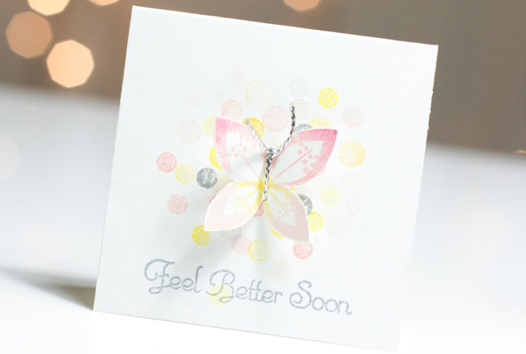 Feel Better Soon Butterfly card by Taheerah Atchia