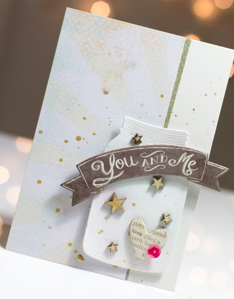 You & Me Love Jar card by Taheerah Atchia