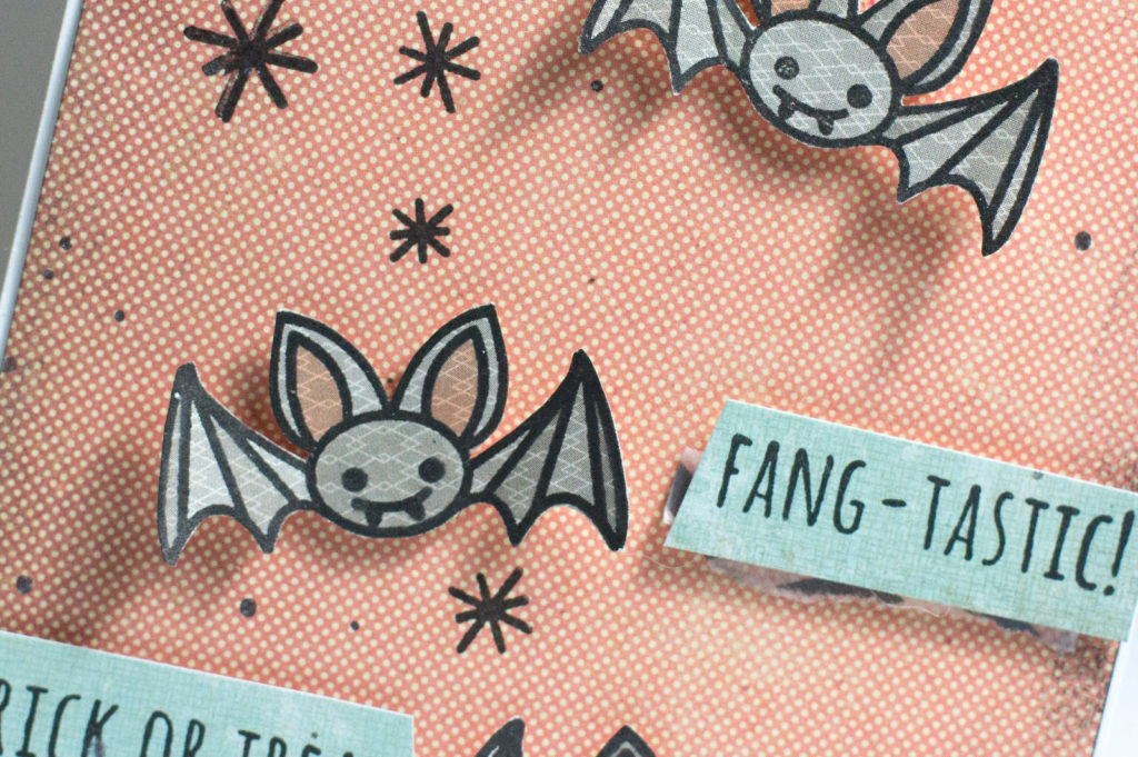 Fang-tastic Halloween card by Taheerah Atchia