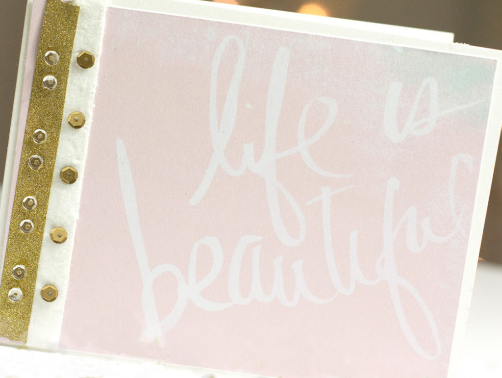 Life is Beautiful card by Taheerah Atchia