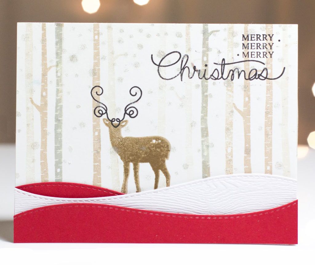 Merry Christmas Deer card by Taheerah Atchia