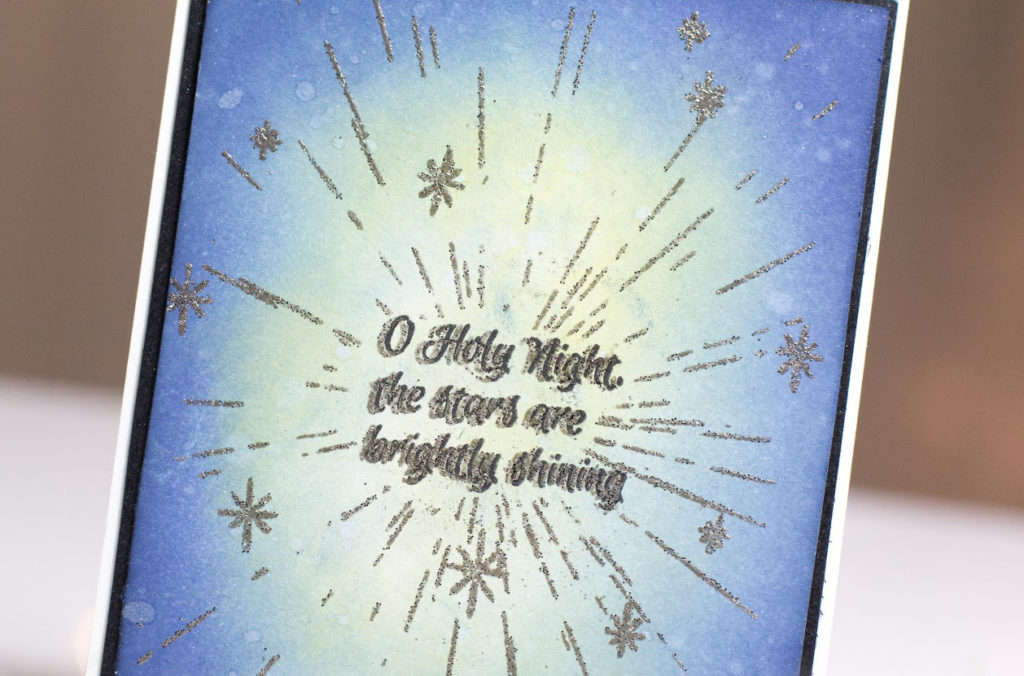 O Holy Night Christmas card by Taheerah Atchia