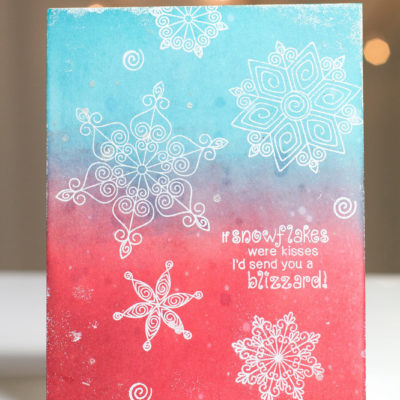 Beautiful Blizzard card by Taheerah Atchia