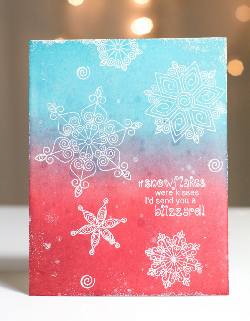 Beautiful Blizzard card by Taheerah Atchia