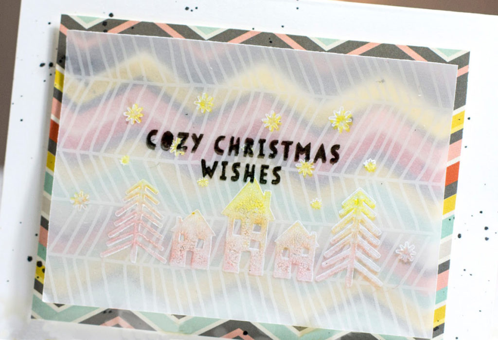 Cosy Christmas Wishes card by Taheerah Atchia