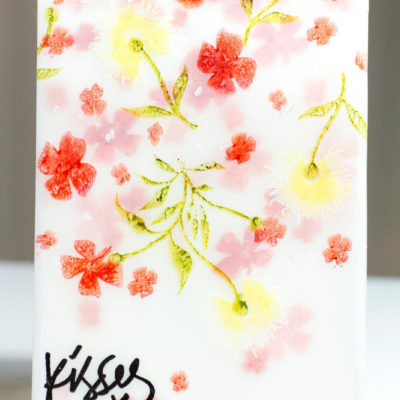 Floaty Floral Kisses card by Taheerah Atchia