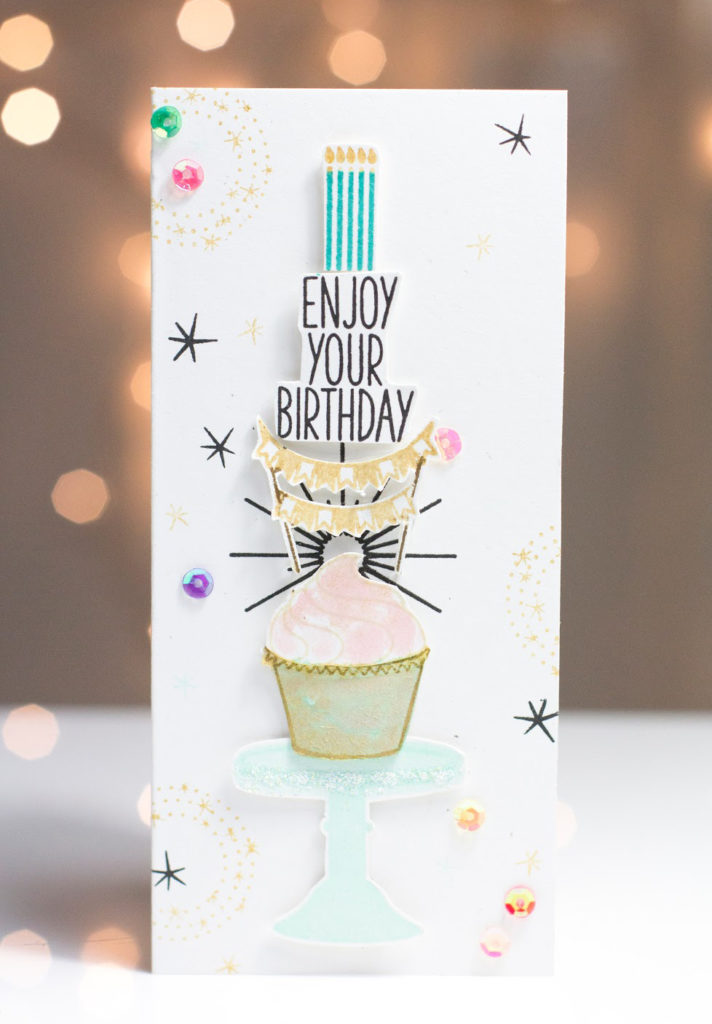 Enjoy Your Birthday card by Taheerah Atchia