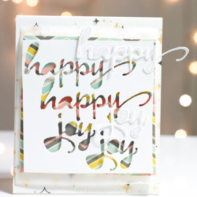 Happy Happy Joy Joy card by Taheerah Atchia