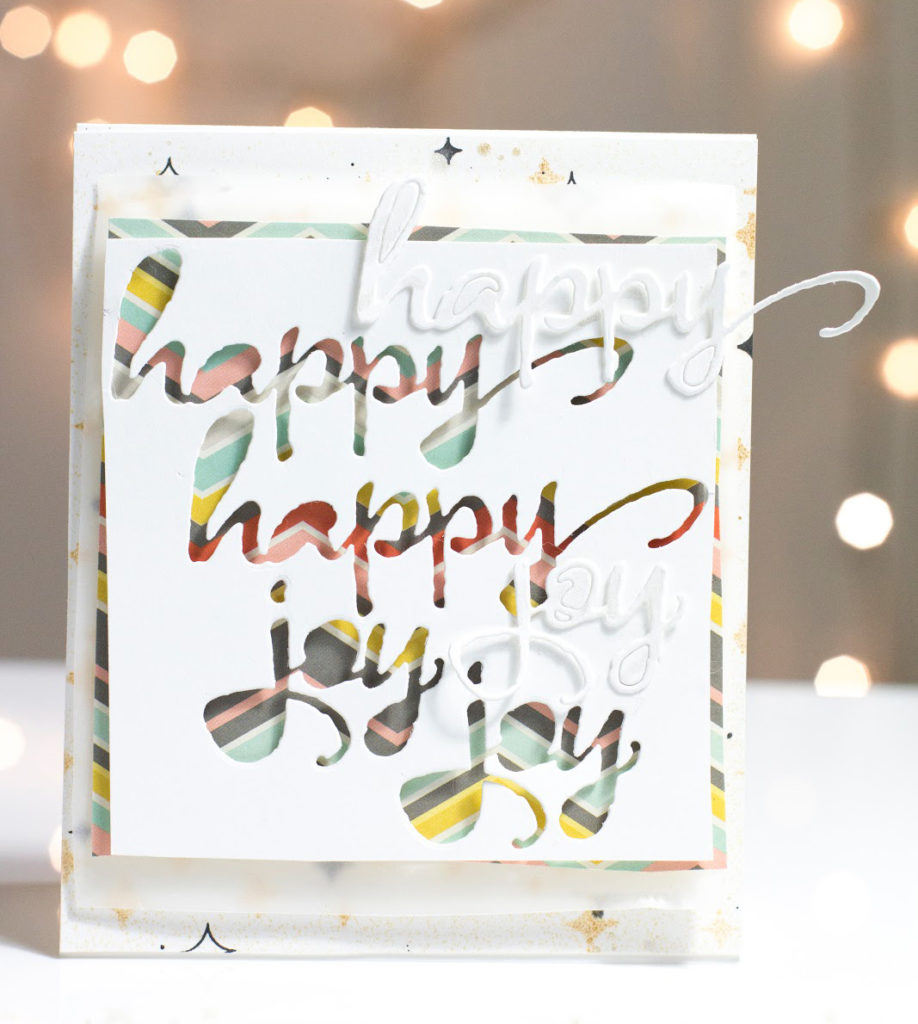 Happy Happy Joy Joy card by Taheerah Atchia