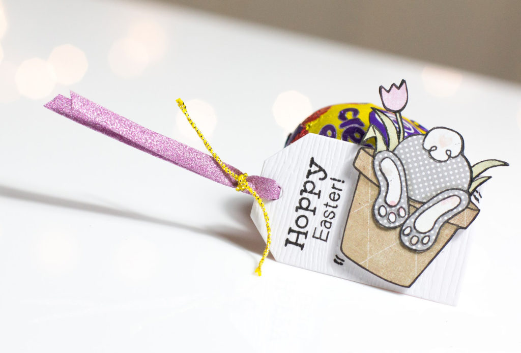 Bunny Hop Easter Tag by Taheerah Atchia