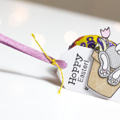 Bunny Hop Easter Tag by Taheerah Atchia