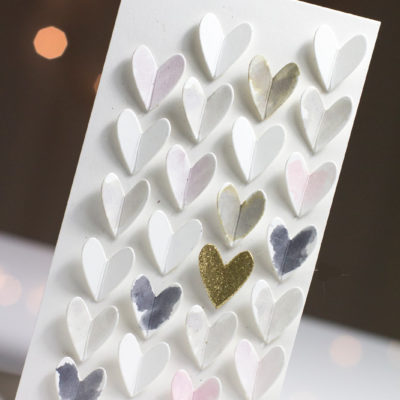 Falling Hearts card by Taheerah Atchia