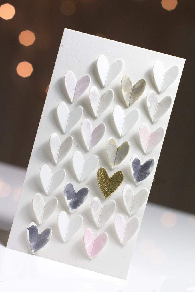 Falling Hearts card by Taheerah Atchia