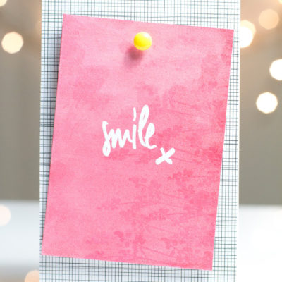 Smile Note card by Taheerah Atchia