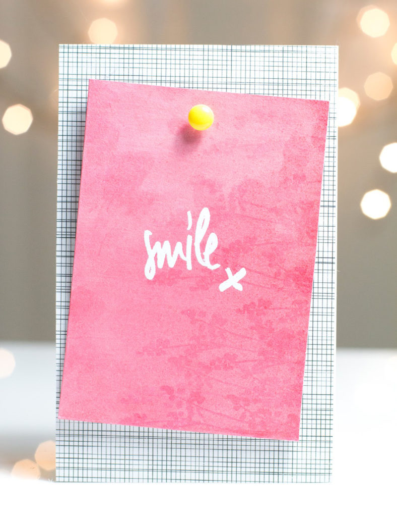 Smile Note card by Taheerah Atchia