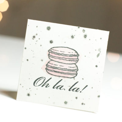 Sweet Macarons card by Taheerah Atchia