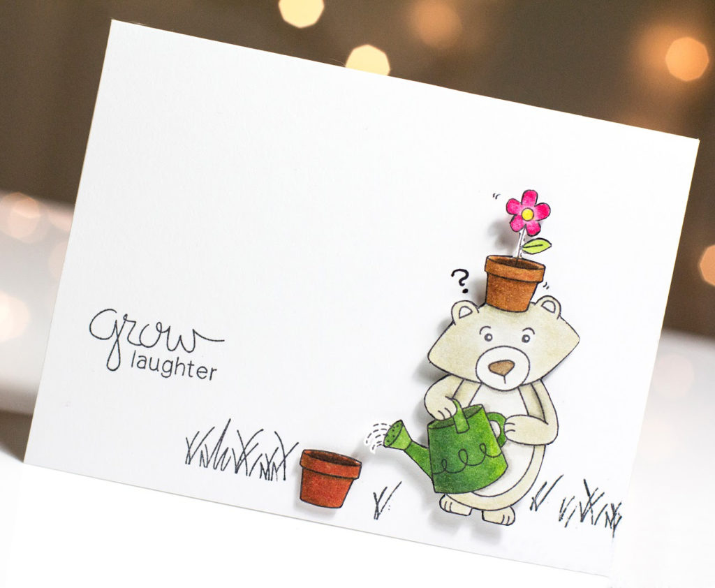 Grow Laughter card by Taheerah Atchia