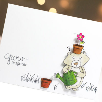 Grow Laughter card by Taheerah Atchia