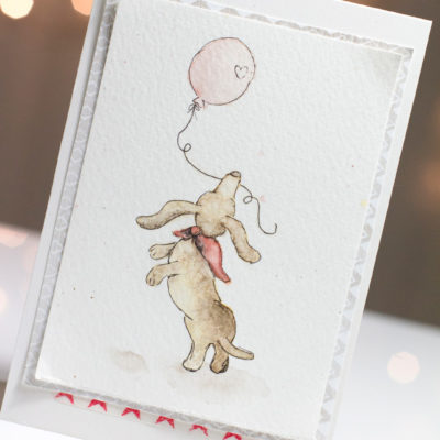 Playful Doxie Friendship card by Taheerah Atchia