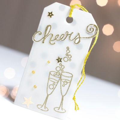 Champagne Cheers Tag by Taheerah Atchia