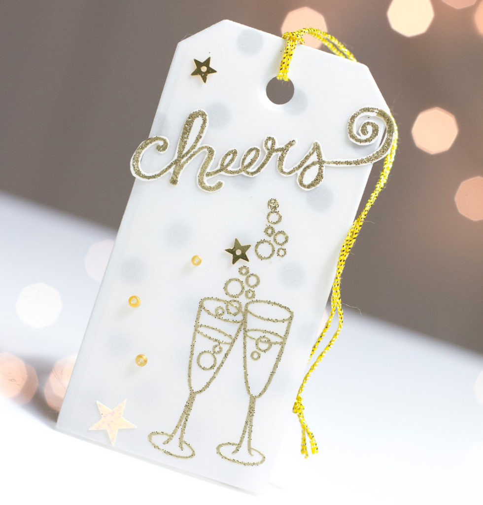 Champagne Cheers Tag by Taheerah Atchia