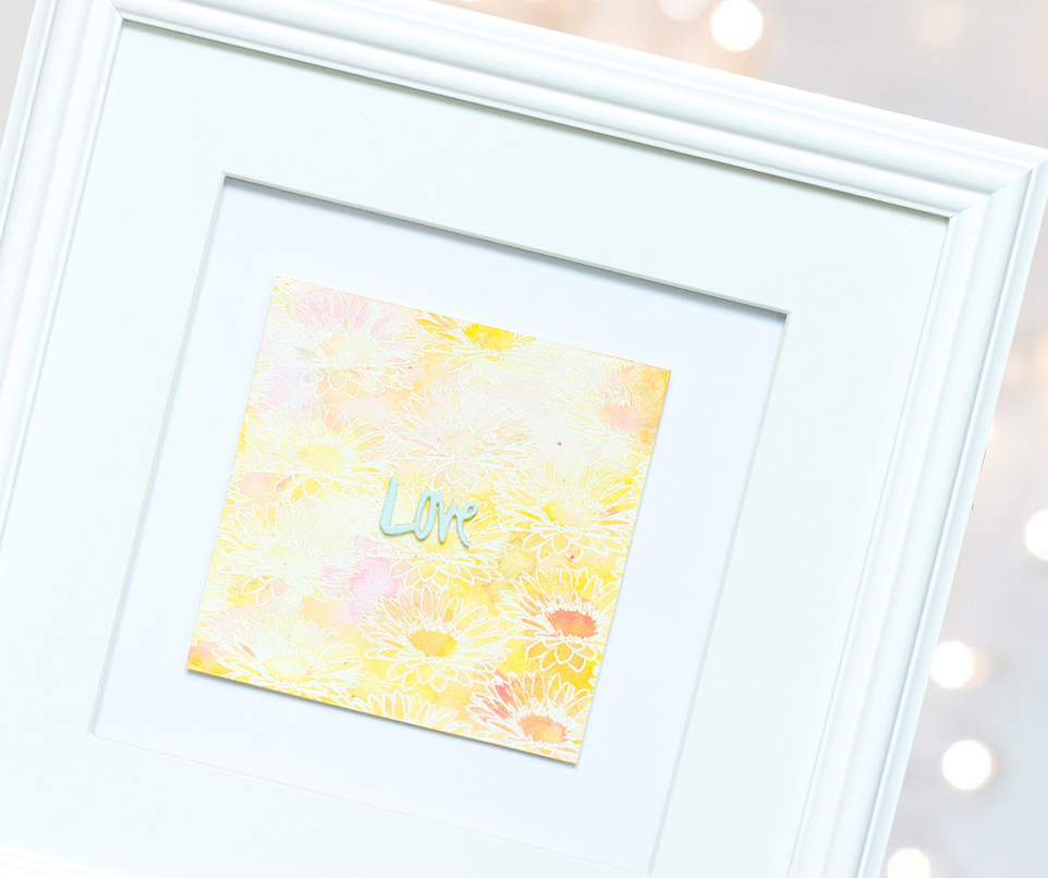 Floral Love Framed Art by Taheerah Atchia