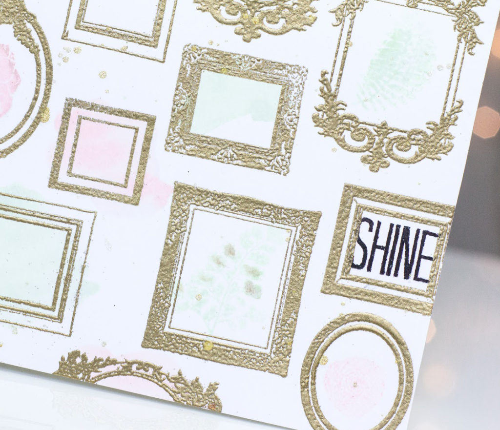 Shine Frames card by Taheerah Atchia