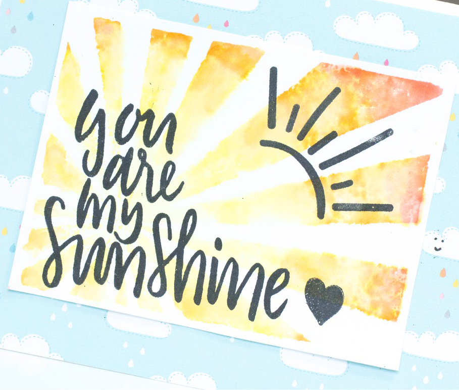 You Are My Sunshine card by Taheerah Atchia