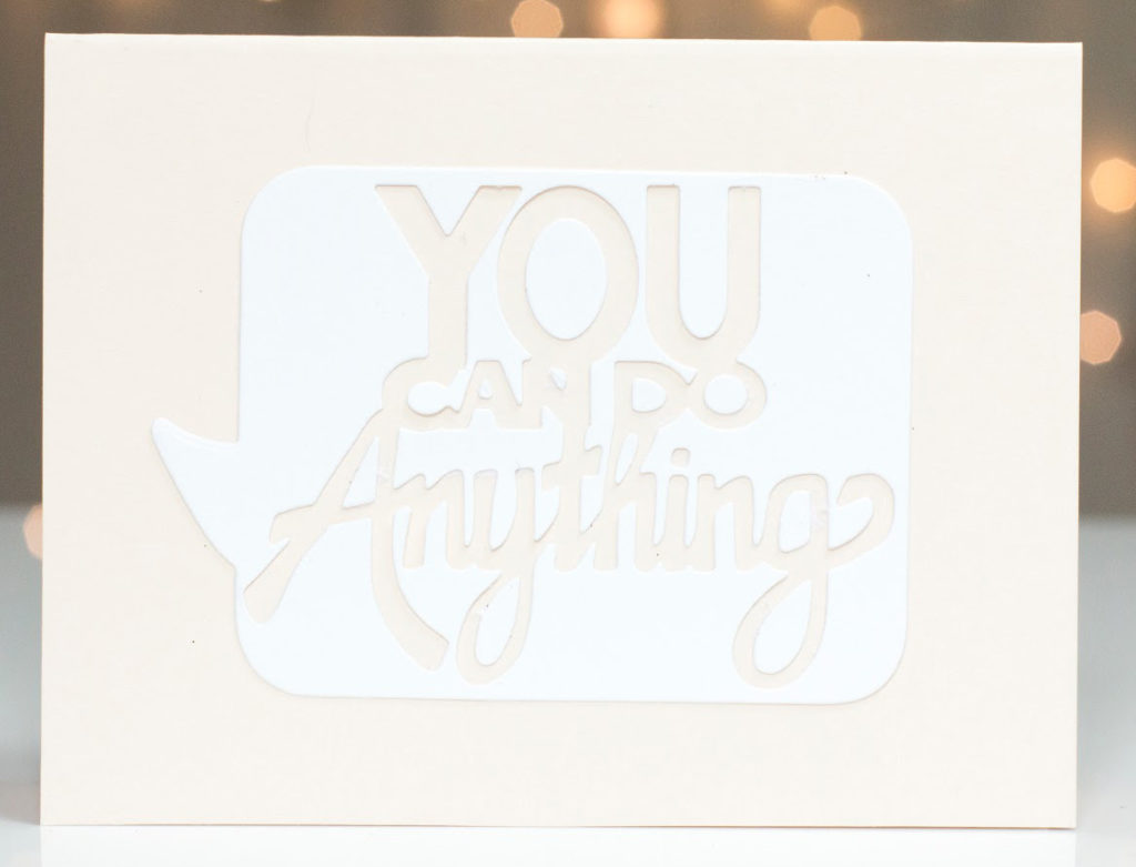 You Can Do Anything card by Taheerah Atchia