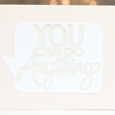 You Can Do Anything card by Taheerah Atchia