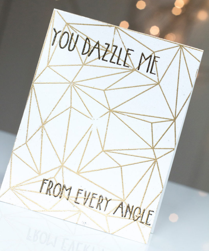 You Dazzle Me card by Taheerah Atchia