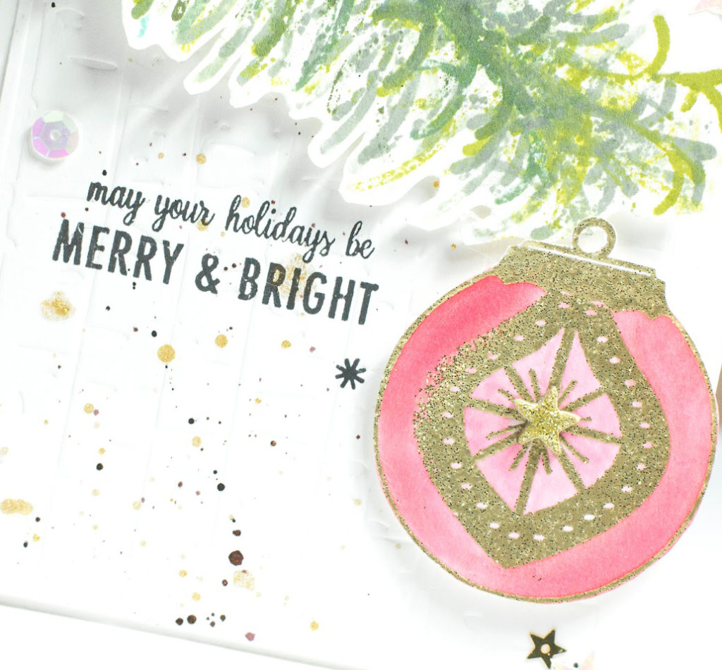 Bright Baubles card by Taheerah Atchia