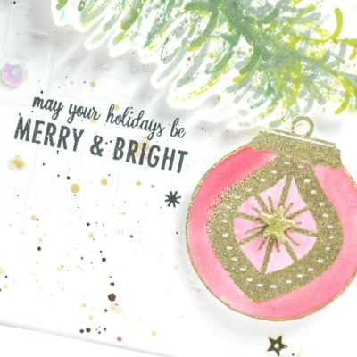 Bright Baubles card by Taheerah Atchia