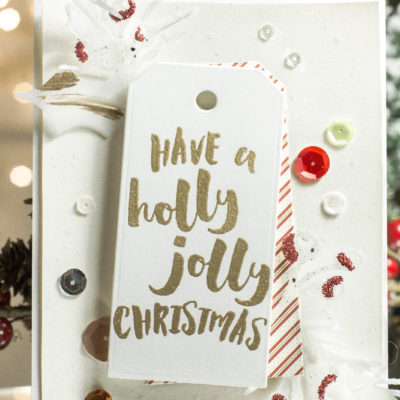 Holly Jolly Christmas card by Taheerah Atchia