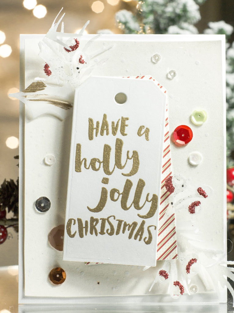 Holly Jolly Christmas card by Taheerah Atchia