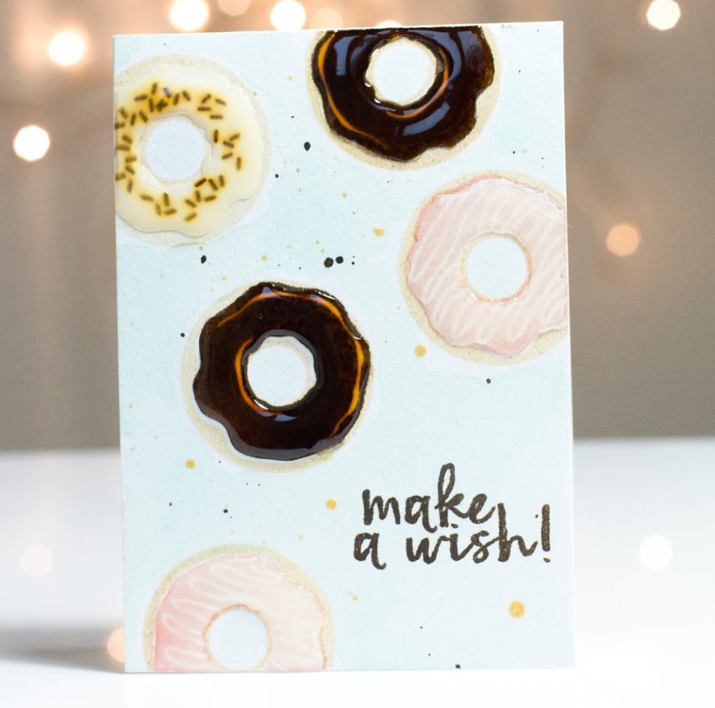 Birthday Doughnuts card by Taheerah Atchia