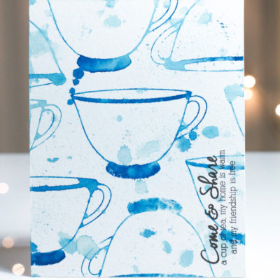 Come & Share Tea card by Taheerah Atchia