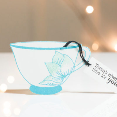 Tea Cup mini card by Taheerah Atchia