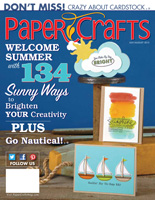 Paper Crafts Jul-Aug 2013 magazine cover