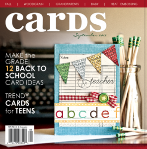 CARDS Magazine September 2012 cover