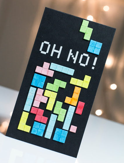 Tetris card by Taheerah Atchia