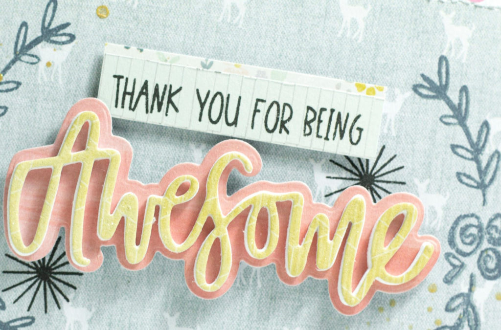 Thanks For Being Awesome Card by Taheerah Atchia