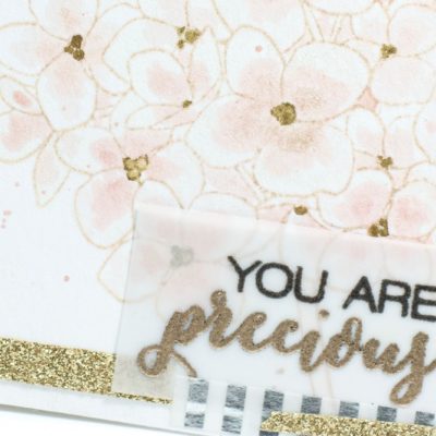 You Are Precious Floral Card by Taheerah Atchia