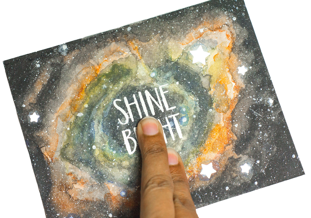 Light-Up Nebula Card by Taheerah Atchia