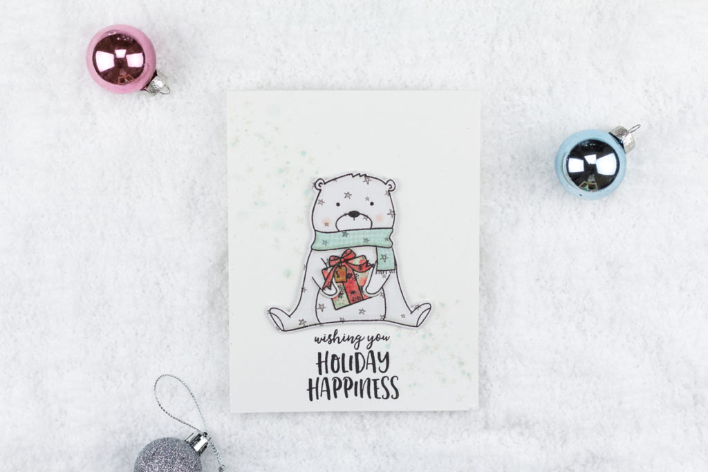Beary Merry Holiday Happiness Card by Taheerah Atchia