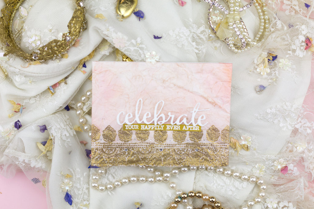 Celebrate Your Happily Ever After Indian Wedding Card by Taheerah Atchia