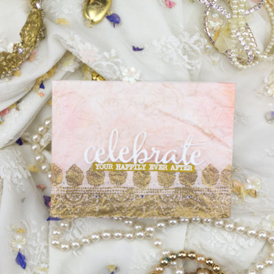 Celebrate Your Happily Ever After Indian Wedding Card by Taheerah Atchia